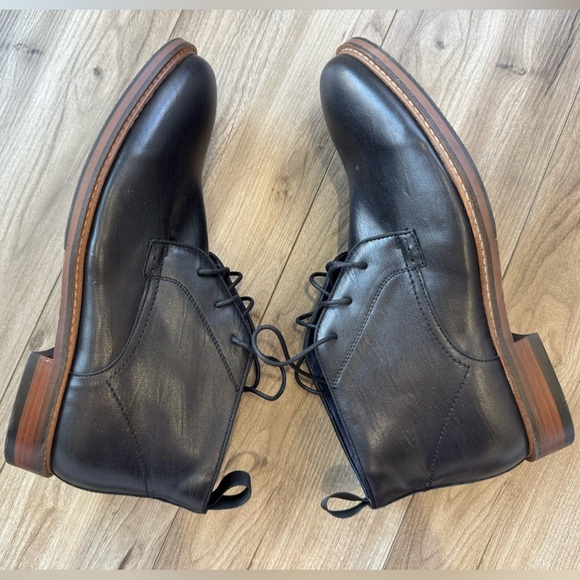 Steve Madden Chevy Chukka Boots shoes  Men’s Size 7 Black brown lace up NWOT main image 10